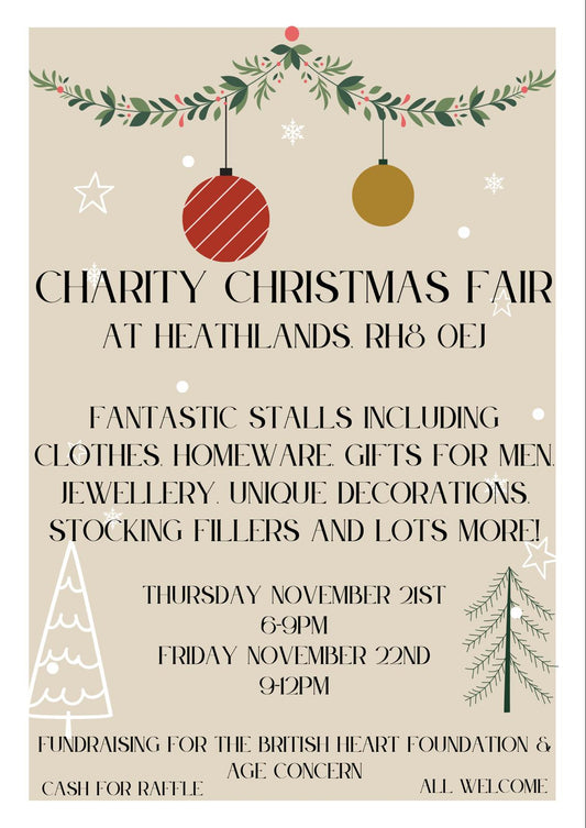 Charity Christmas Fair at Heathlands