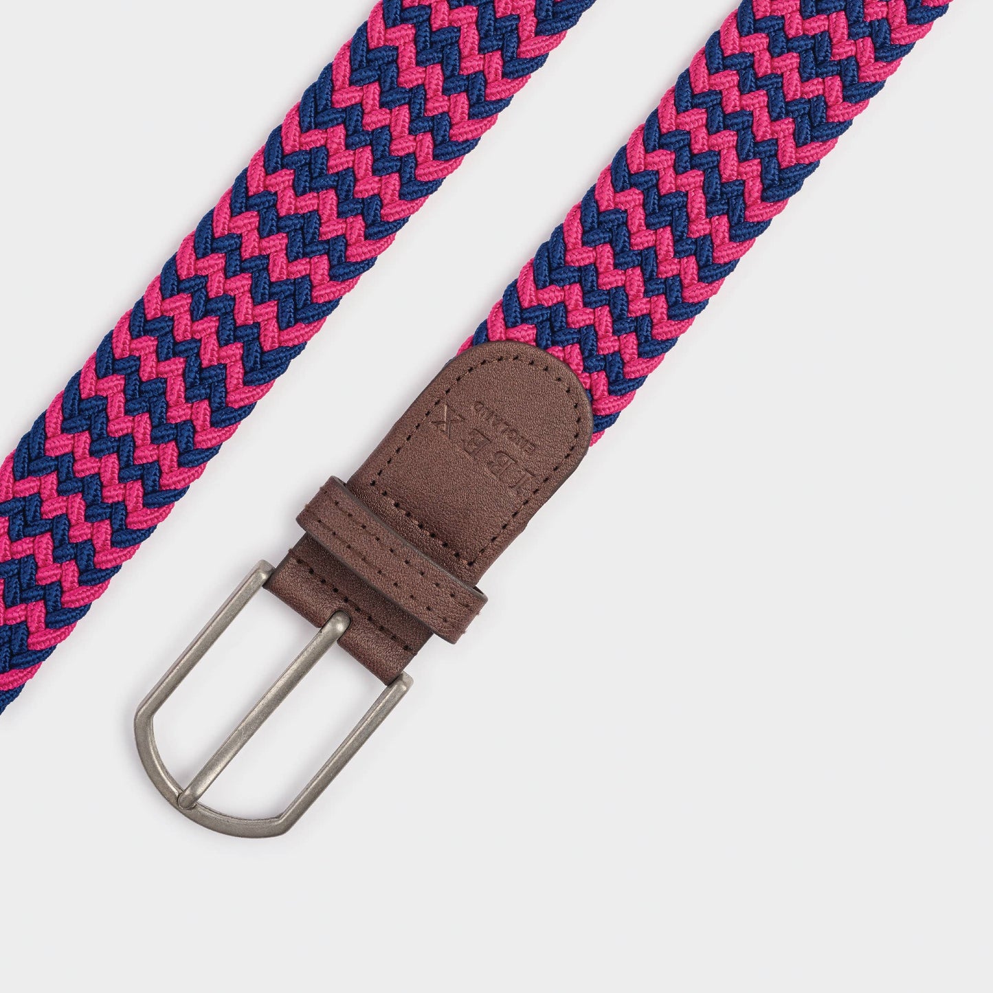 Navy & Pink Repreve Woven Belt