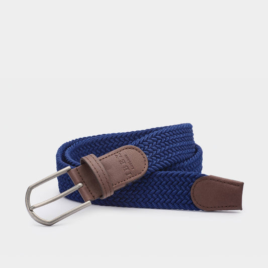 Navy Repreve Woven Belt