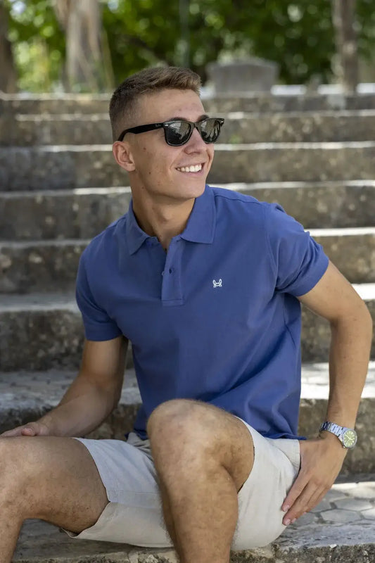 Cobalt Blue Polo Shirt