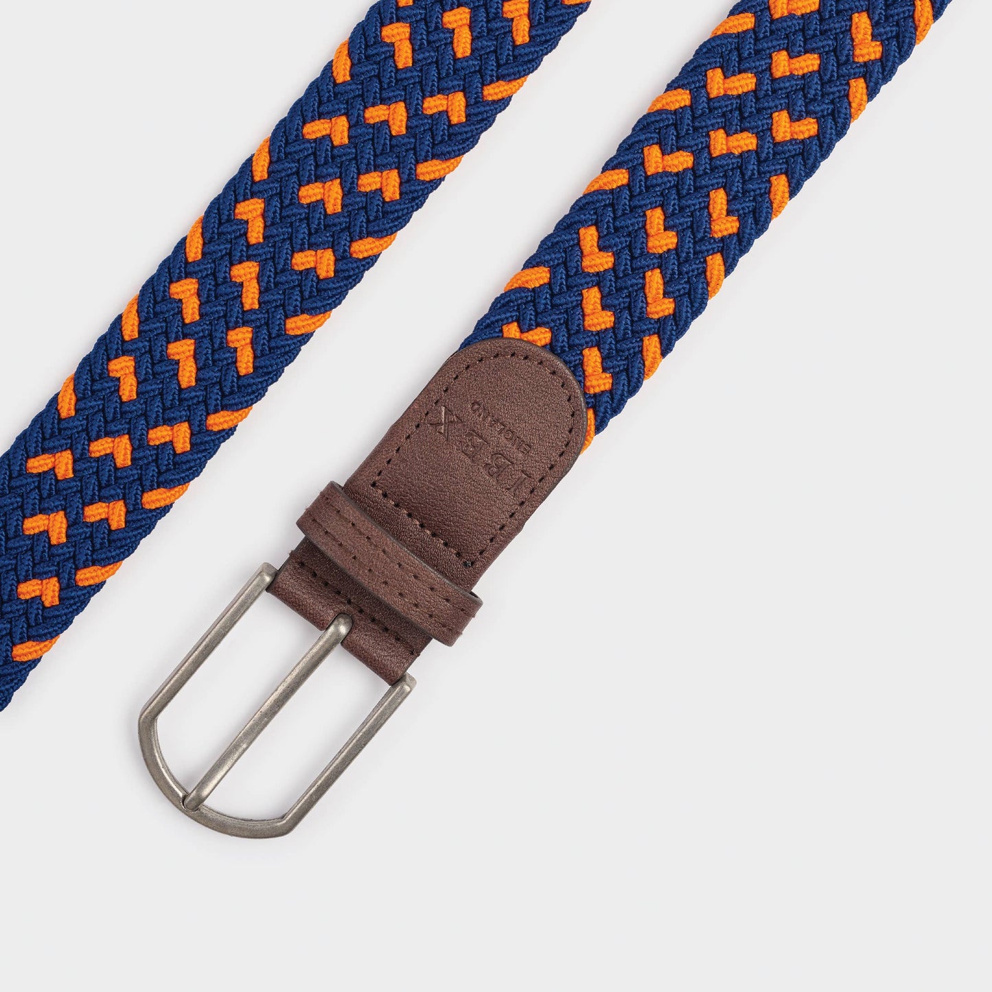 Navy & Orange Repreve Woven Belt