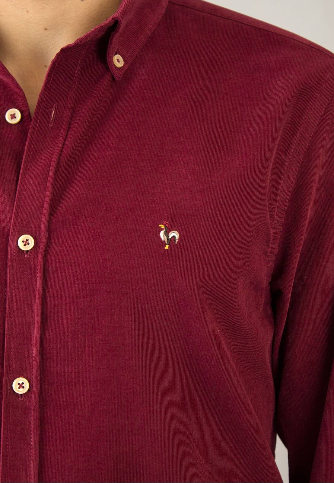 Merlot Corduroy Cotton Heritage Shirt