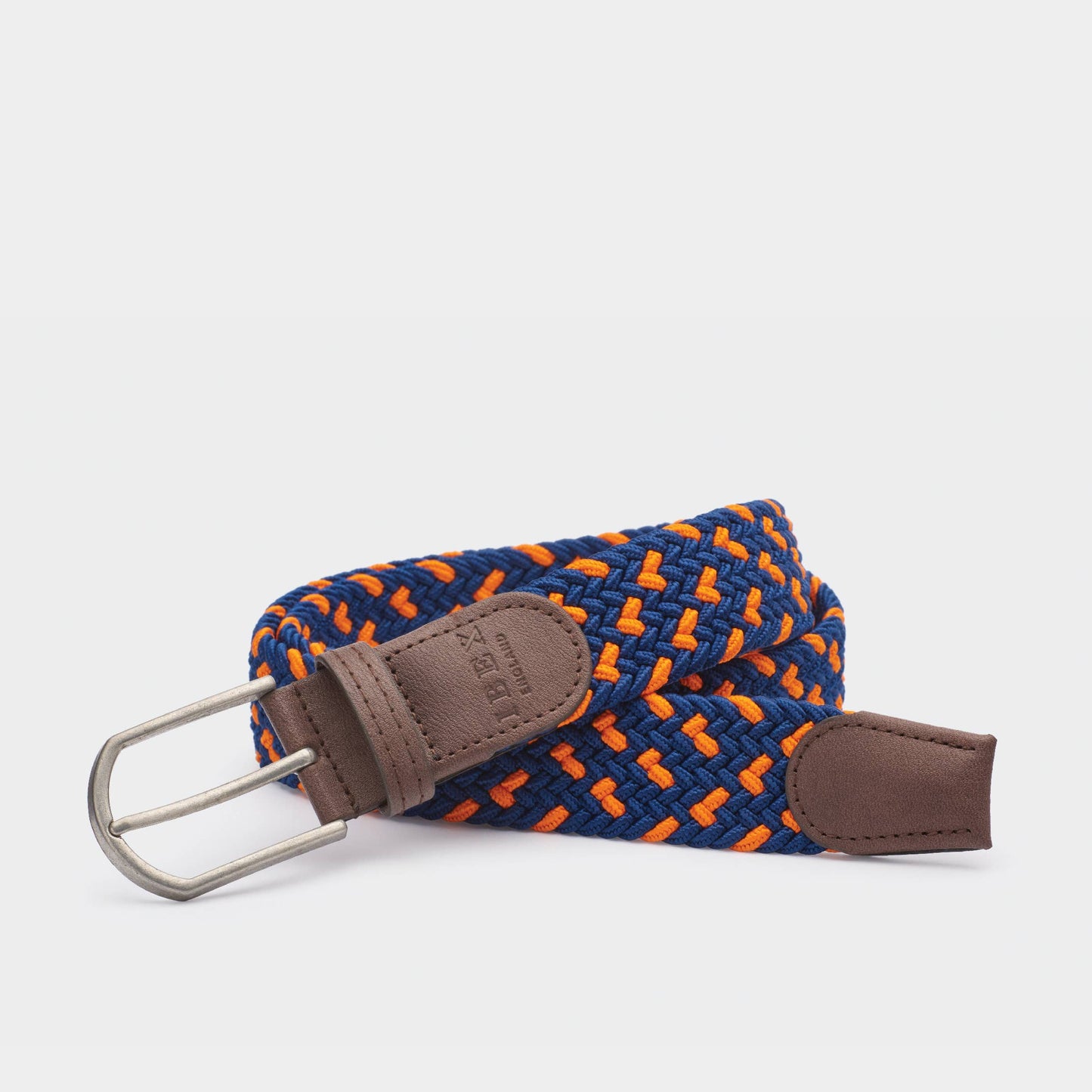 Navy & Orange Repreve Woven Belt