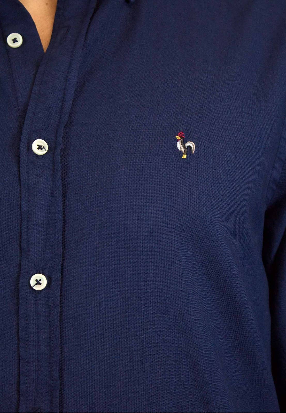 Midnight Navy Cotton Shirt