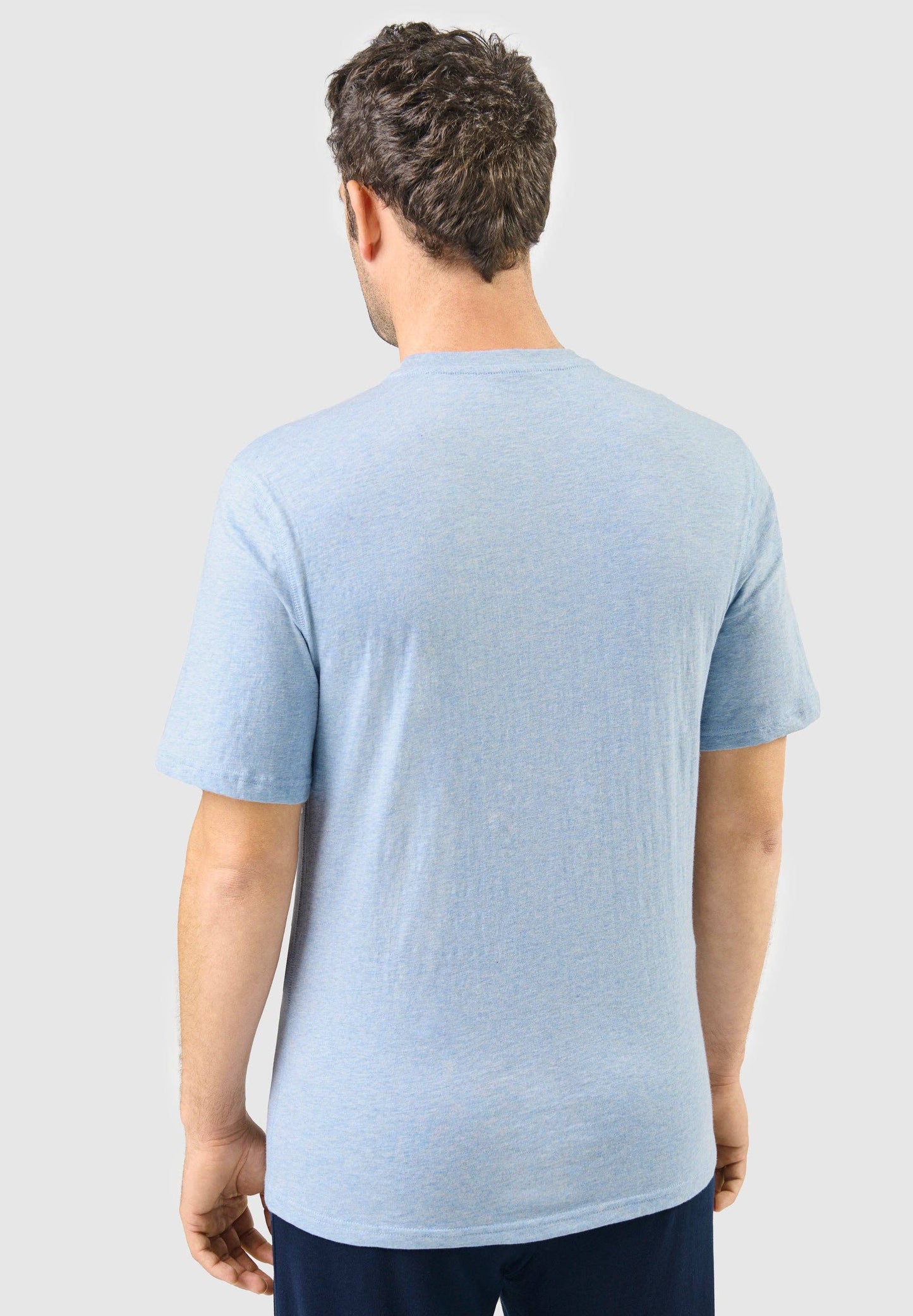 Powder Blue Cotton Lounge Tee