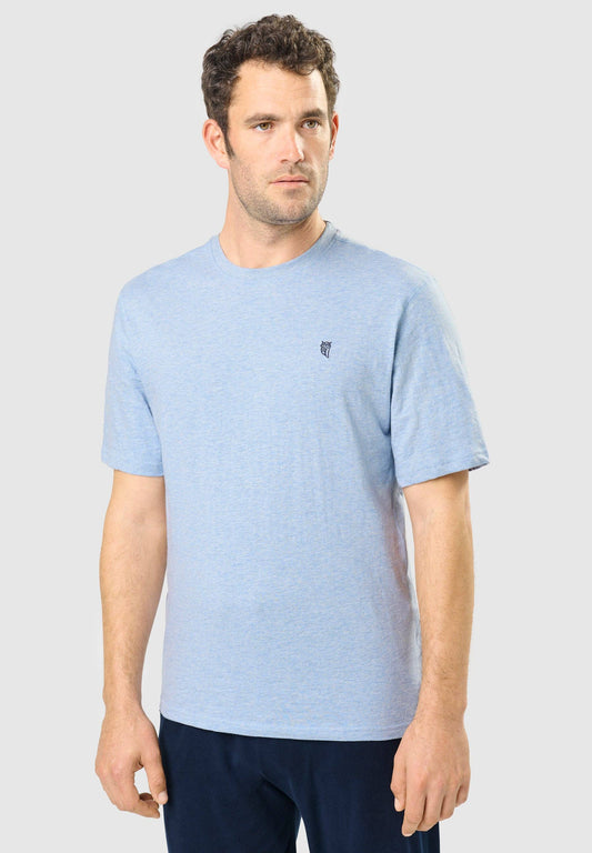 Powder Blue Cotton Lounge Tee