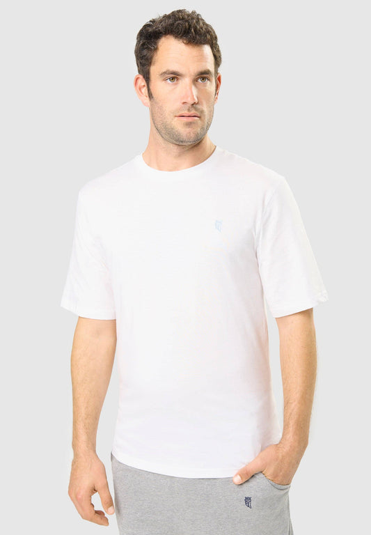 White Cotton Lounge Tee